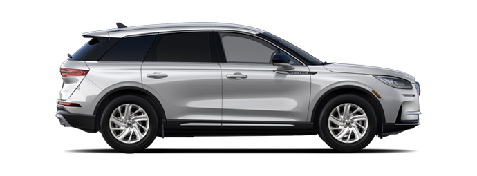 The passenger side of a Lincoln Corsair® SUV is shown in the Ceramic Pearl extra-cost exterior paint option. | Performance Lincoln Bountiful in Bountiful UT