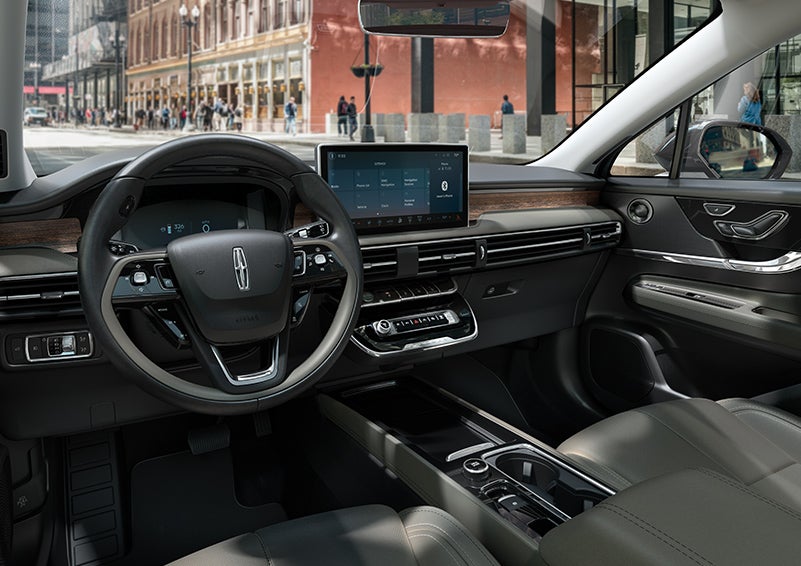 The interior dashboard of 2024 Lincoln Corsair® SUV is shown here. | Performance Lincoln Bountiful in Bountiful UT